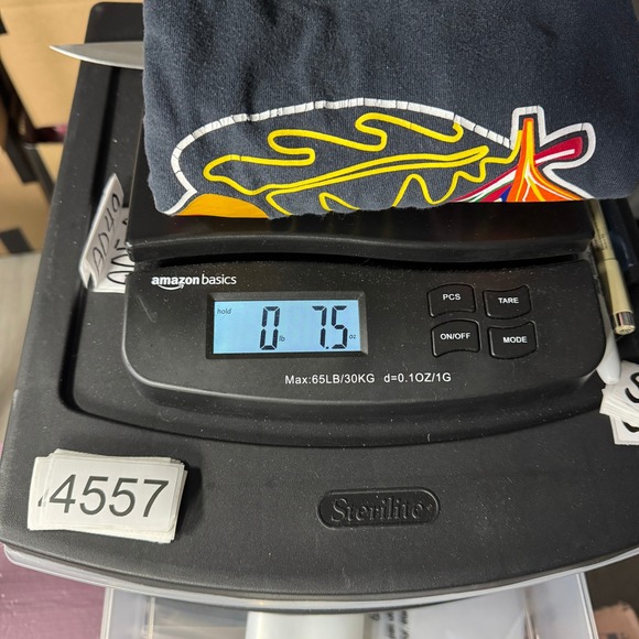 Chicago Blackhawks Mitchell Ness Mens M Black Red Vintage Hockey Graphic Tee - Picture 10 of 10